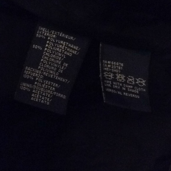 Tommy Jeans Faux Leather Jacket Child Small - Picture 5 of 6